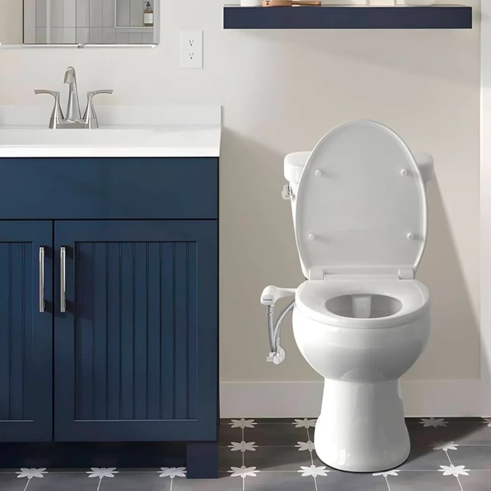 White Bidet Attachment for Toilet Easy DIY NIB